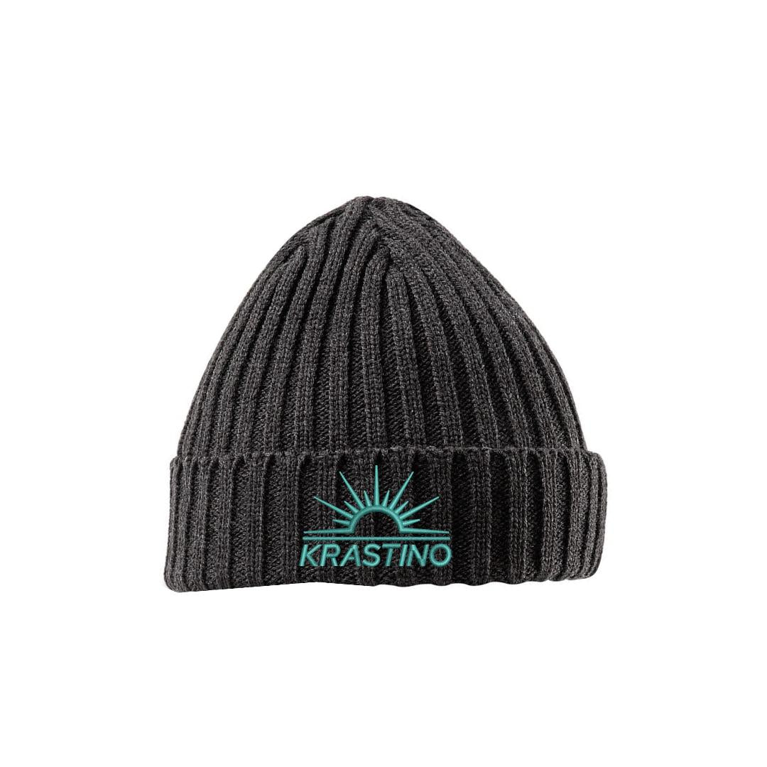 Krastino Essentials Ribbed Beanie - CHARCOAL