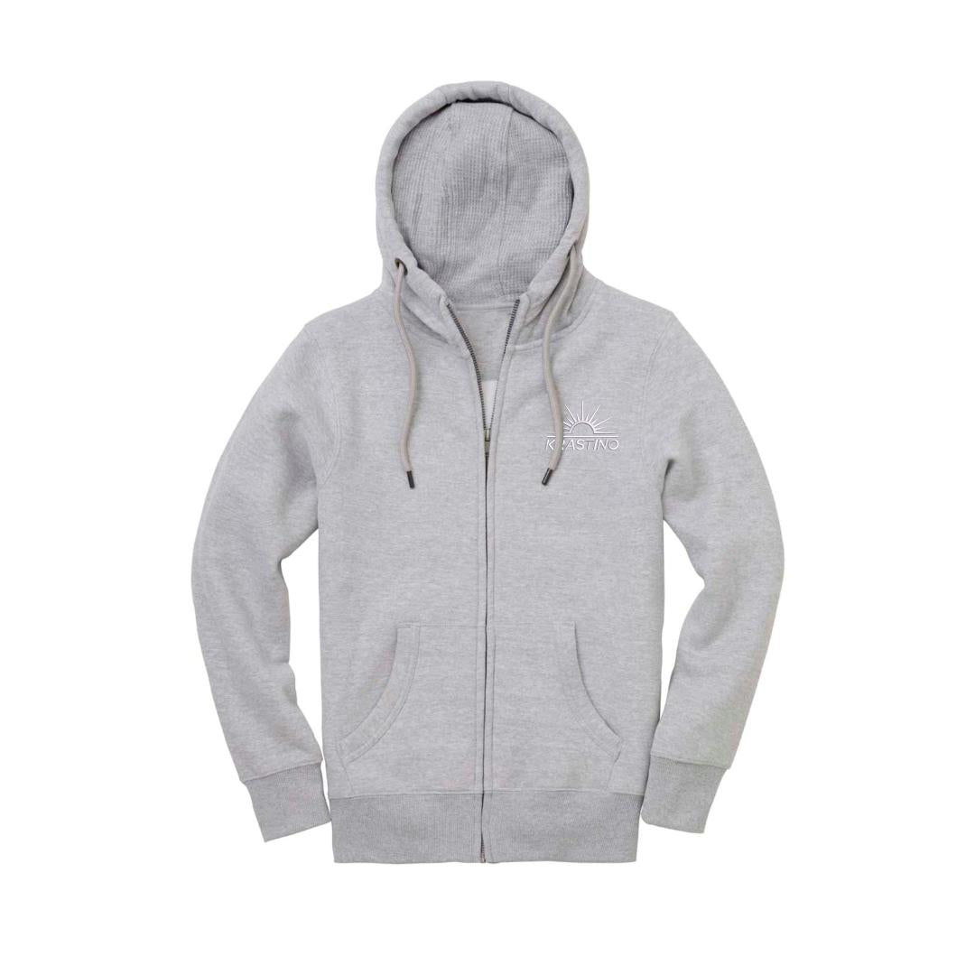 Krastino Essentials Unisex Zip up Hoodie - GREY